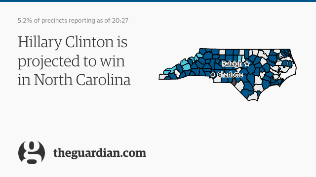 Clinton victorious.