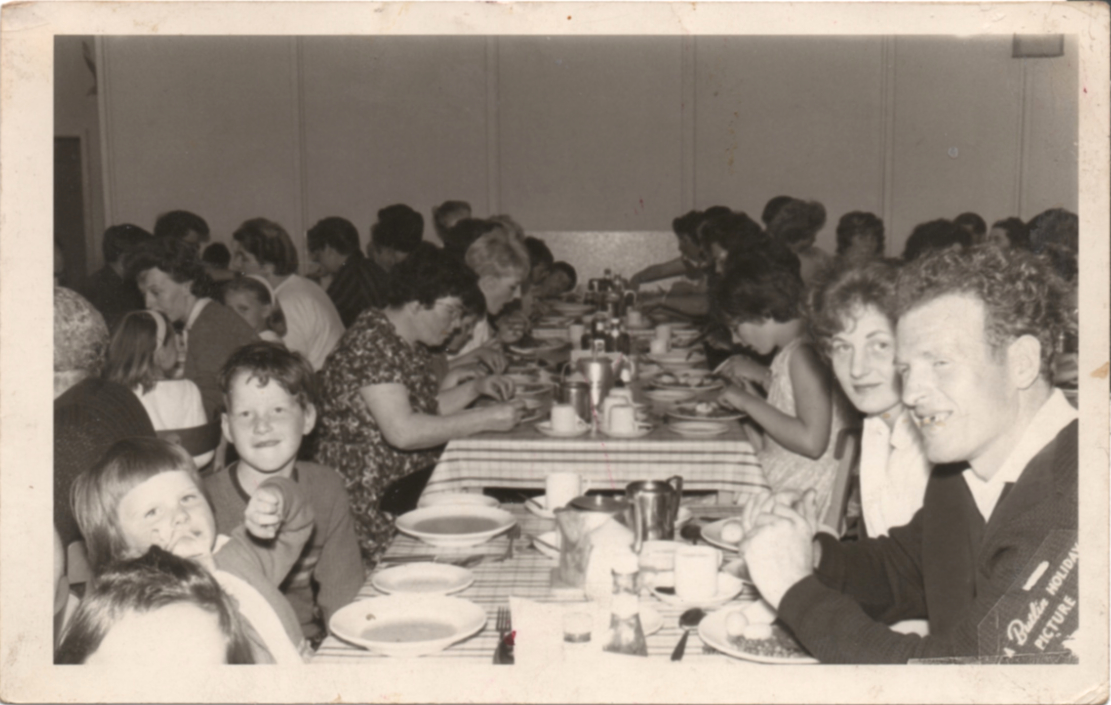 Conrad Landin’s mum, uncle and grandparents enjoy some Butlins cooking