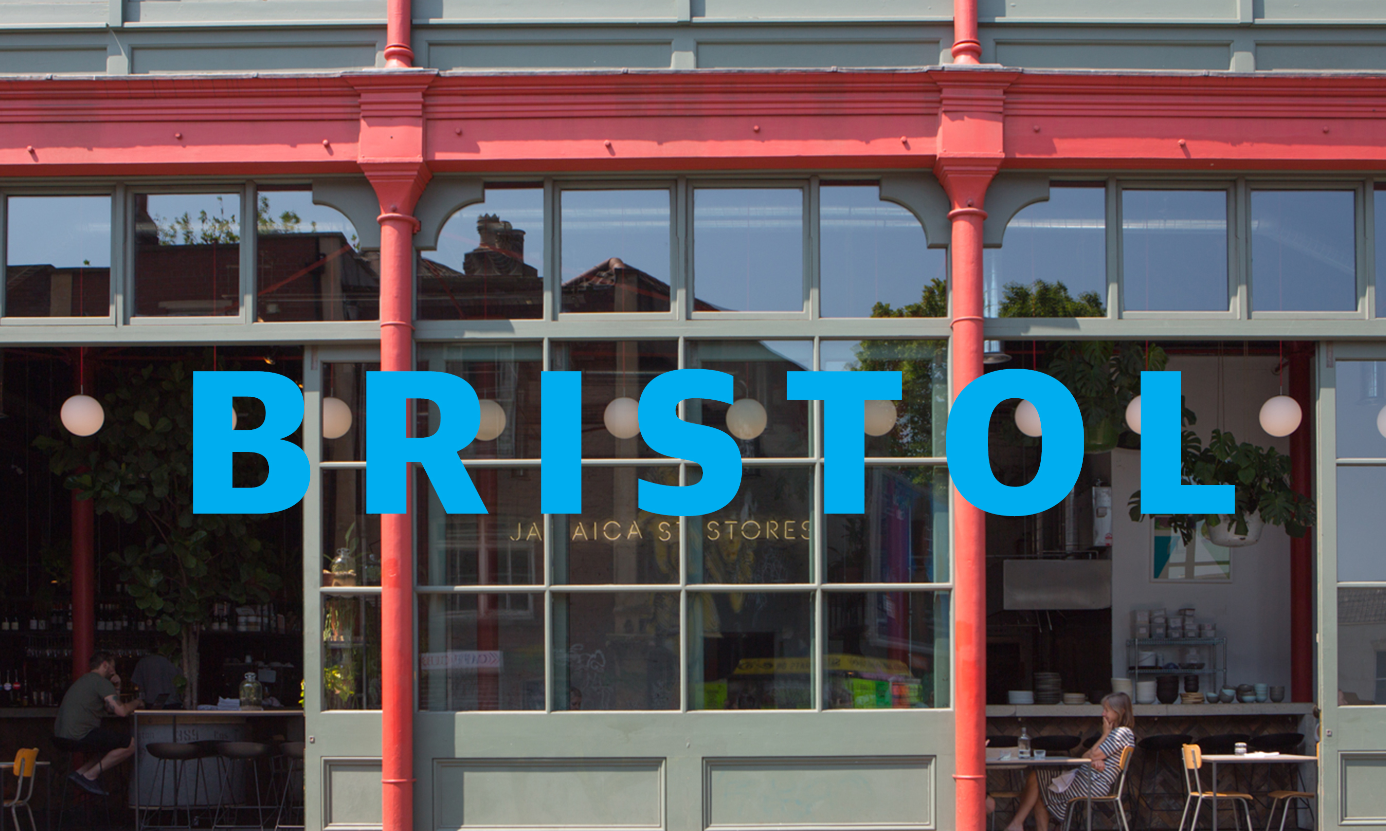 Jamaica St Stores. Lead image: Peoples Republic Stokes Croft; by the waterfront outside Arnolfini; M shed; Idle Hands record store.