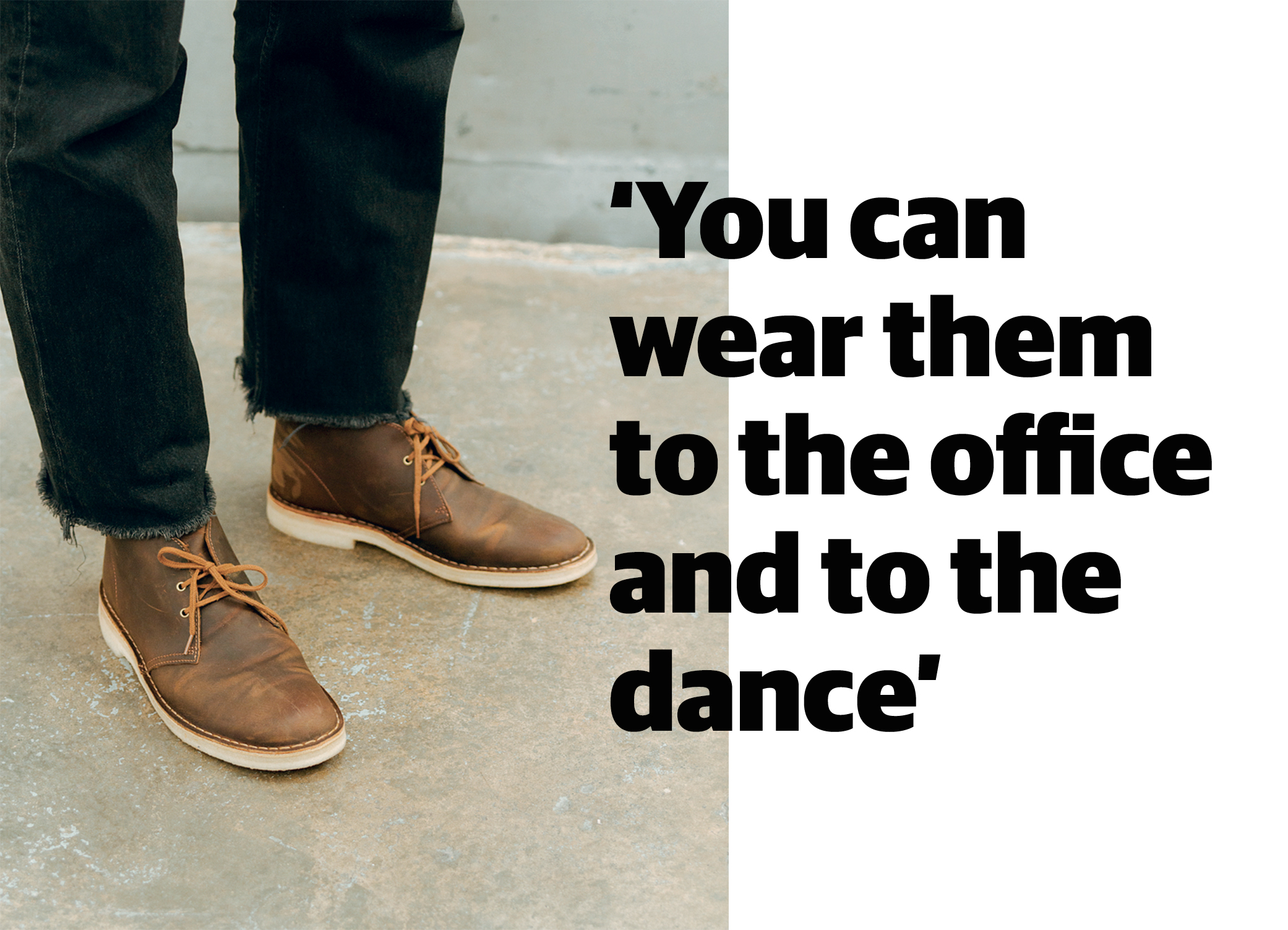 Quote: 'You can wear them to the office and to dance'