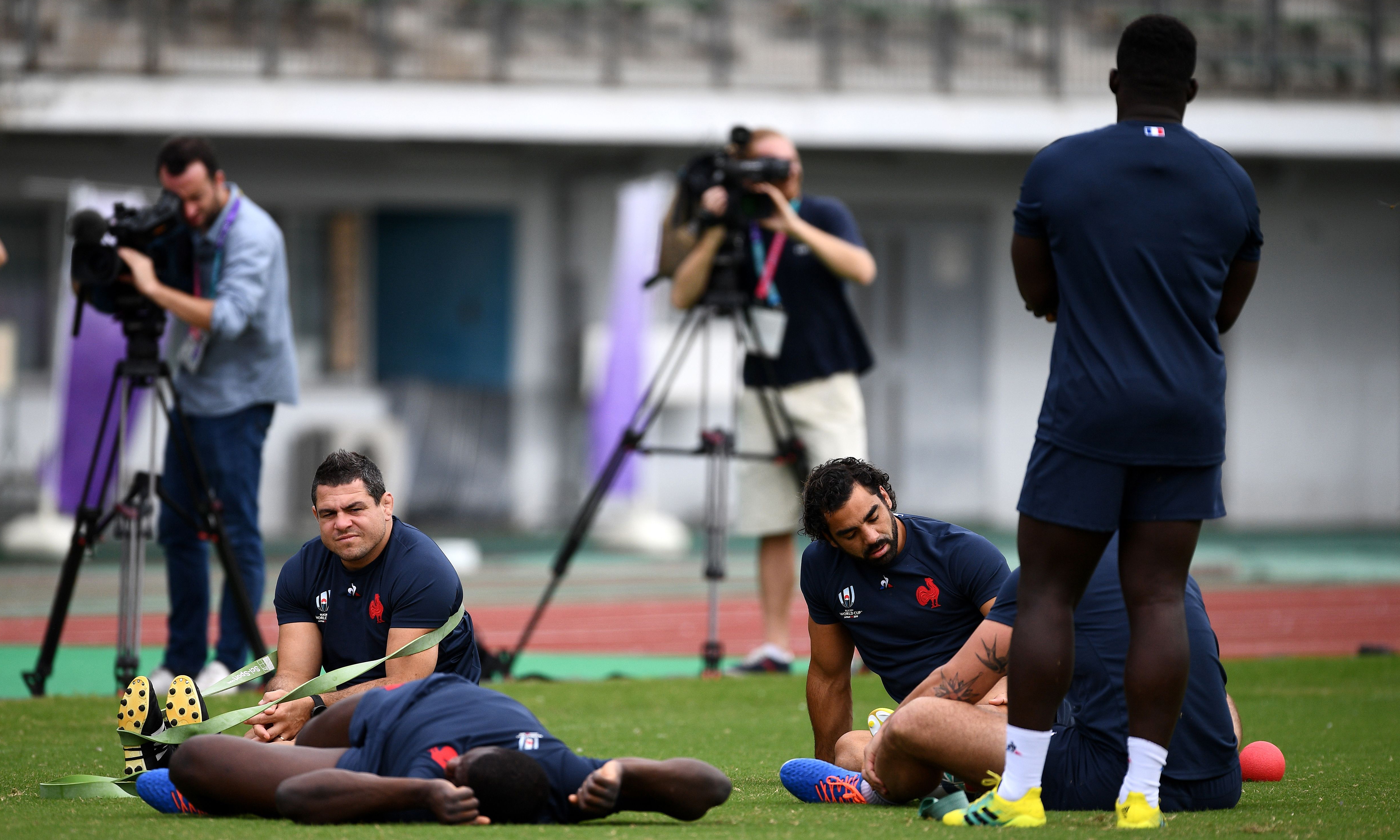 Reports in France claim captain Guilhem Guirado (left) has fallen out with the coach Jacques Brunel