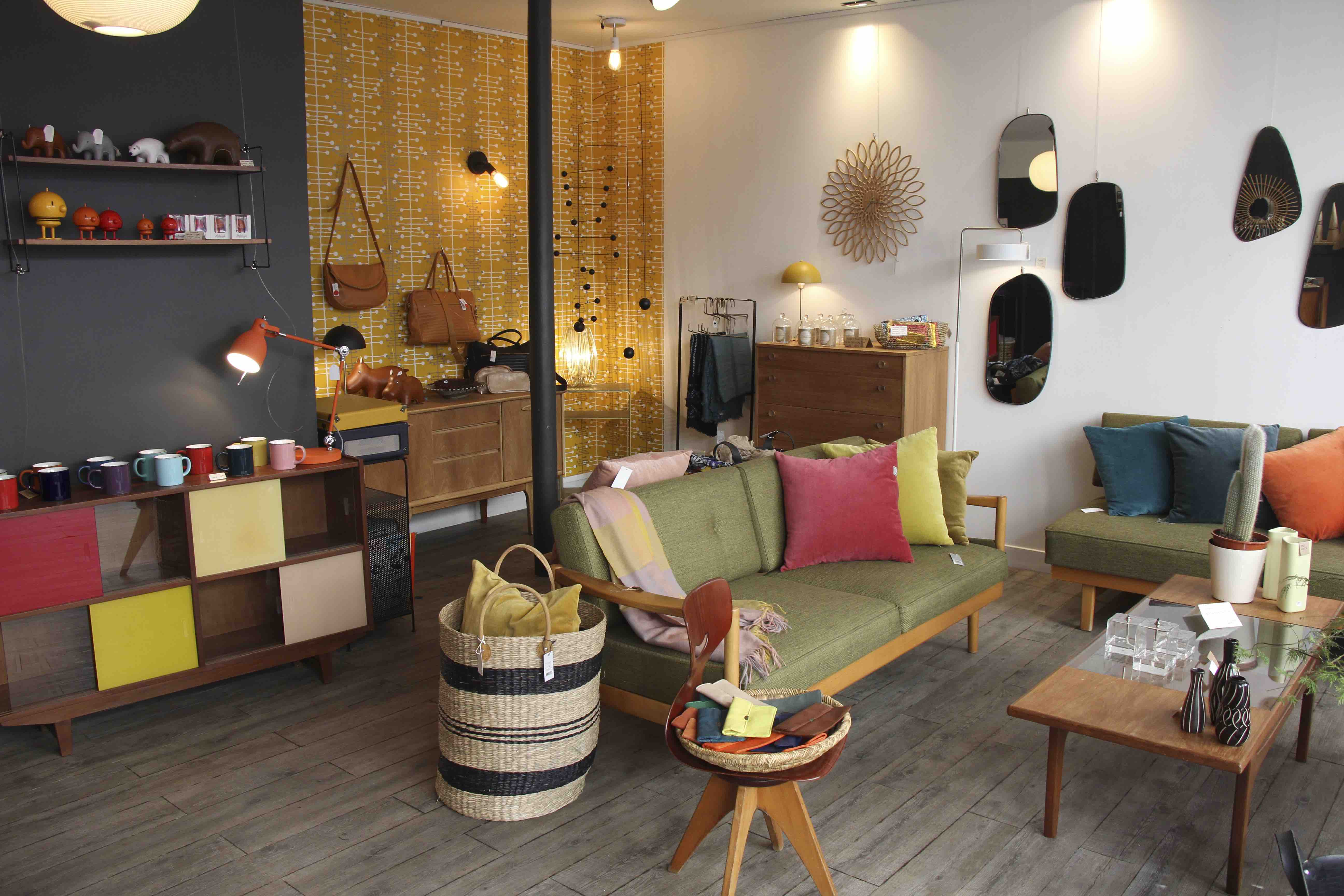 Interior of the home decor store Mobilhome, Batignolles, Paris