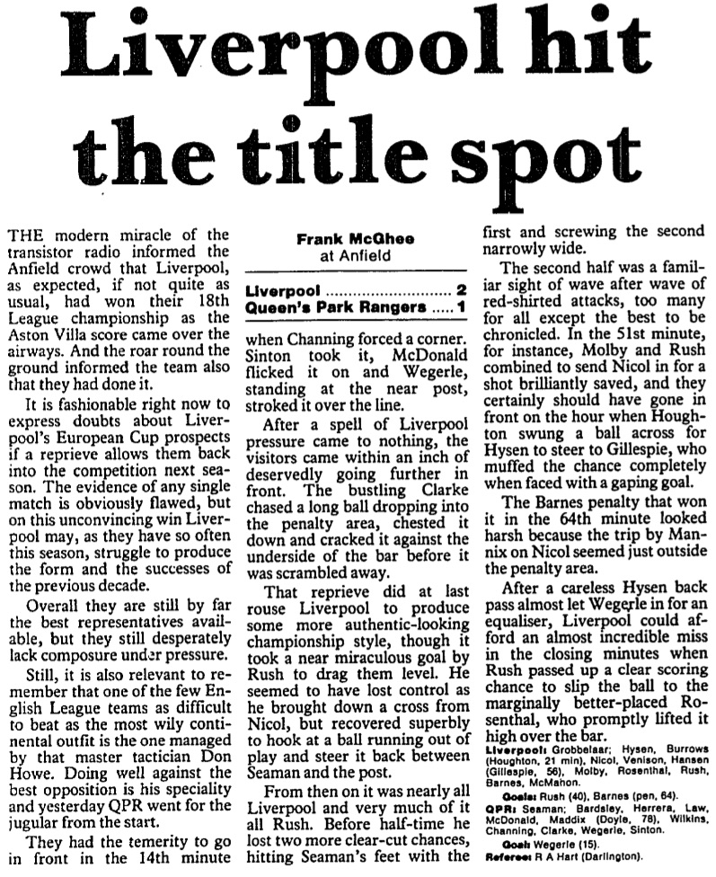 Yesterday’s news ... today!