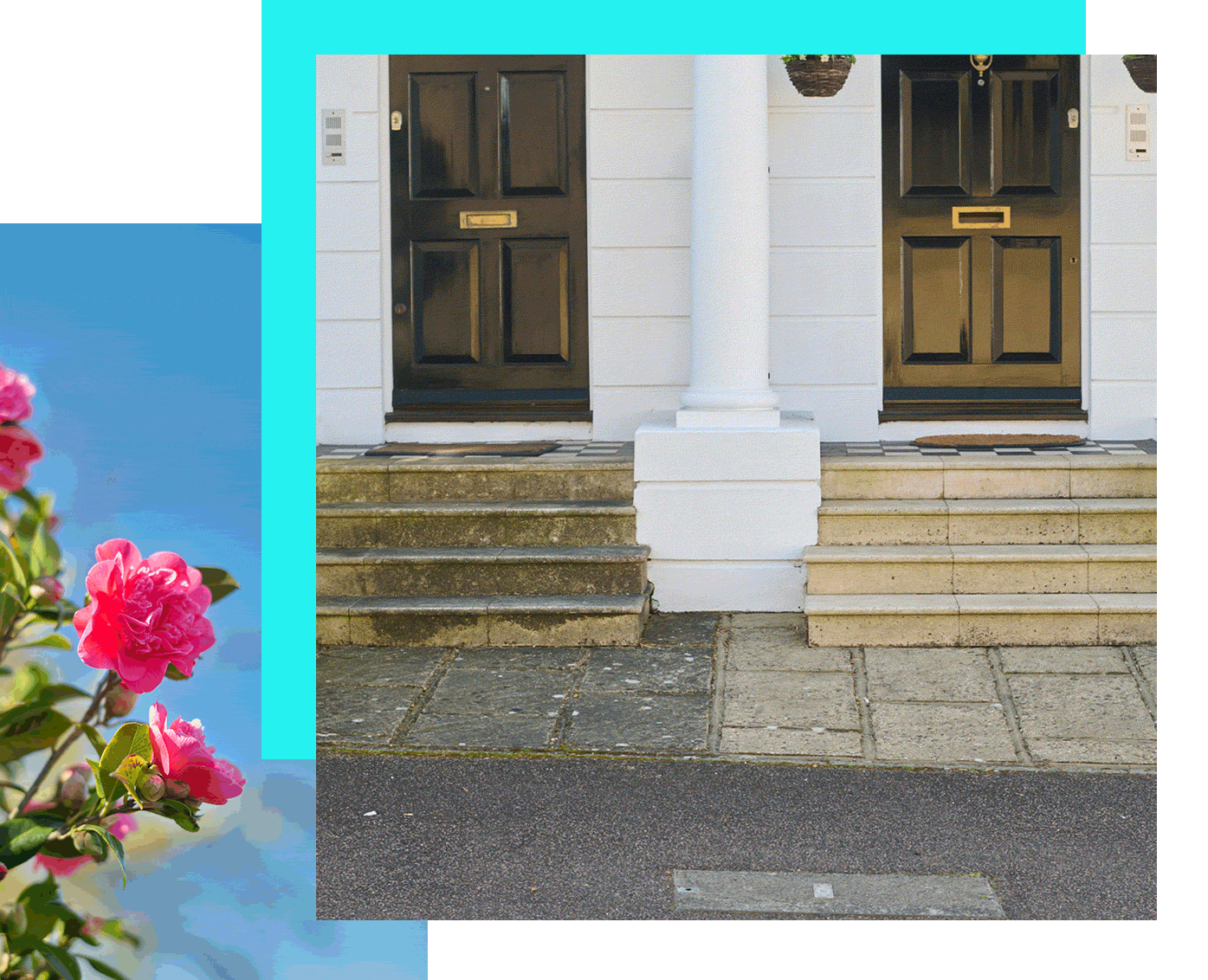 Animation of Sarah Tetteh pushing a push chair