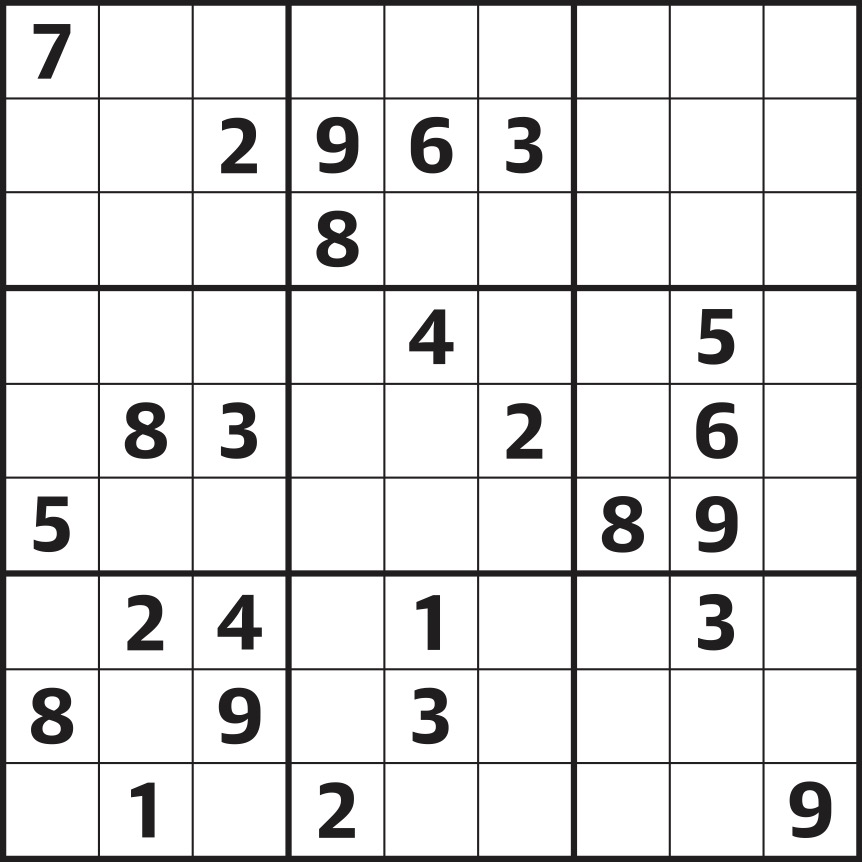 Faça Sudoku #8 – Galvão – Garimpo Cultural