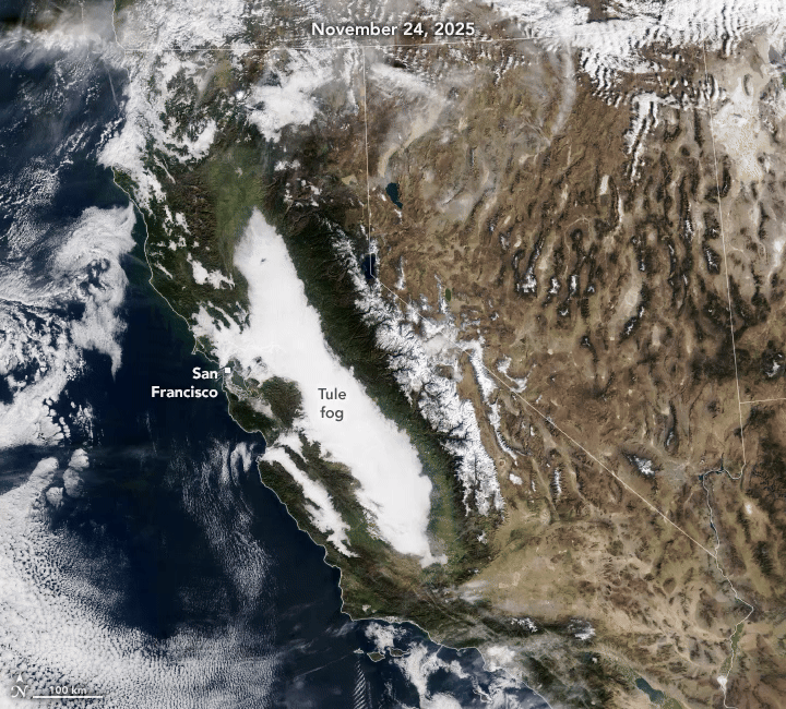 Satellite images show huge fog formation haunting central  display picture 3